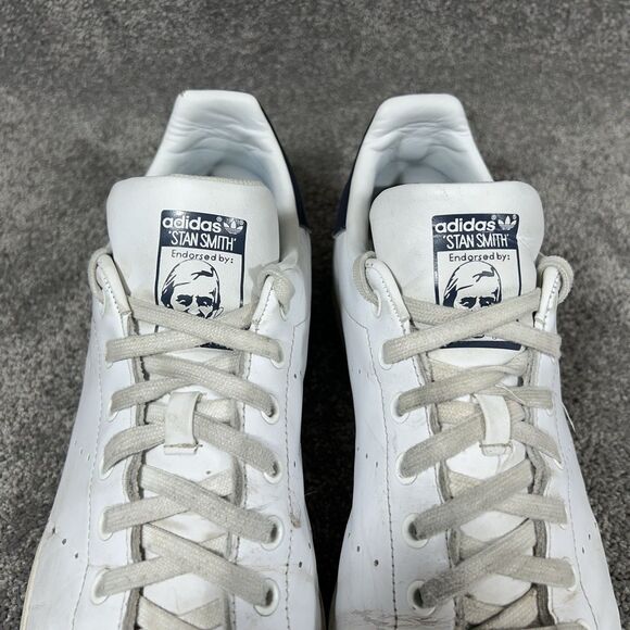Adidas Originals Stan Smith M20325 Men's Size 12 Core White Athletic Shoes Used - Picture 4 of 12